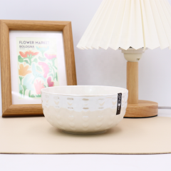 High Quality Custom Ceramic Bowl With Pearl Glazed Promotional  Ceramic Bowl