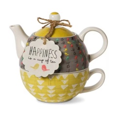 New Arrivals of Ceramic Tea for One  Porcelain Teapot with Custom Design and White Box Multicolor Teapot