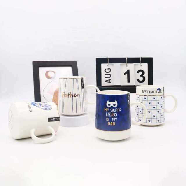 High Quality Custom Ceramic Coffee Mugs Large Capacity Gift Mug for Fathers Day