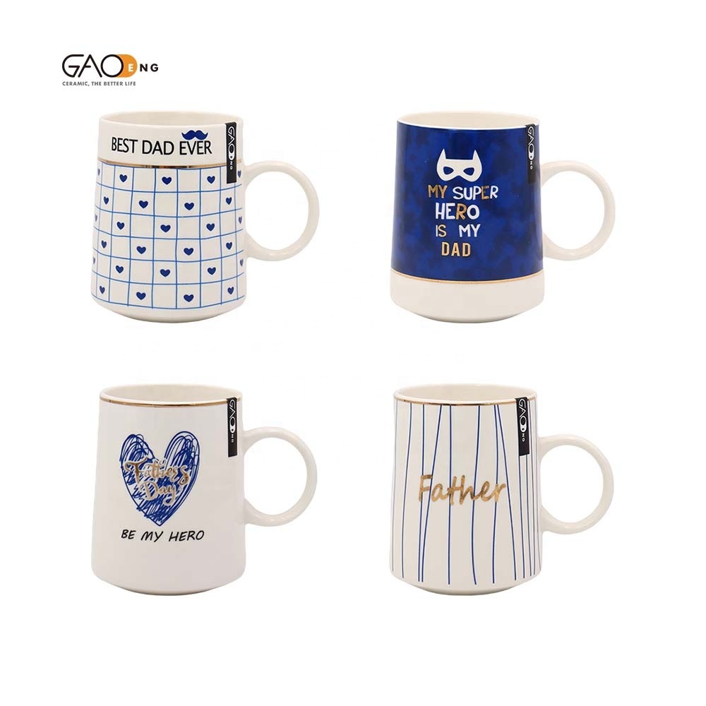 High Quality Custom Ceramic Coffee Mugs Large Capacity Gift Mug for Fathers Day