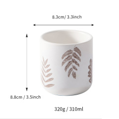 Support Small Luxury Nodic Style Gifting Jars, High-end Porcelain Gift Candle Jar, Customized Ceramic Honey Jar Gift for Wedding