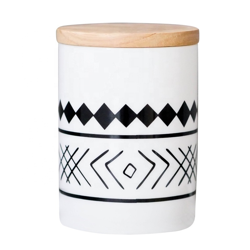 Popular Ceramic Jar, Food Storage, Custom Ceramic Cookie Jar With Lid