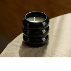 Costom Logo Ceramic Empty Wax Container, Candle Jar, Nordic Ceramic Candle Vessel for Home Deco