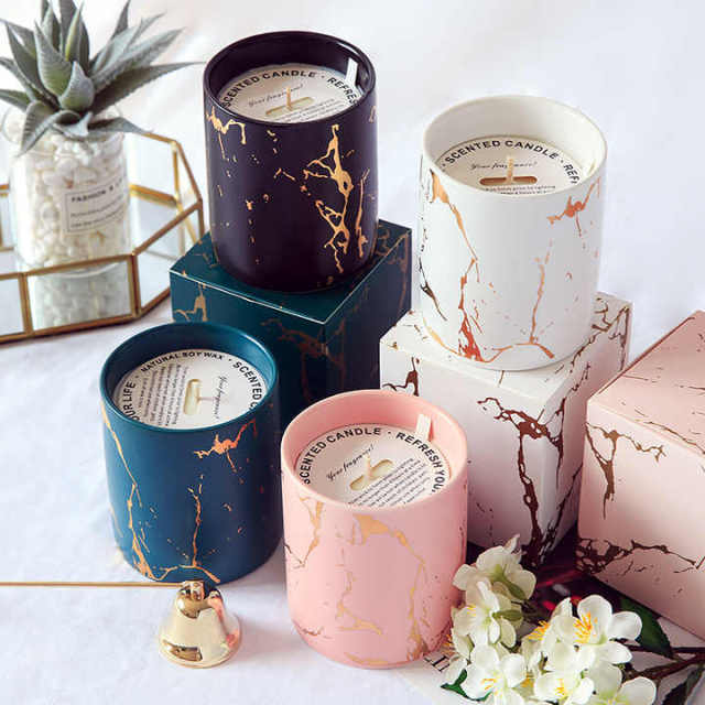Customizable logo Empty Candle Jars, for Making Large Candle Vessels Ceramic Candle Jar, Kerzenglas Custom Porcelain Candle Jars