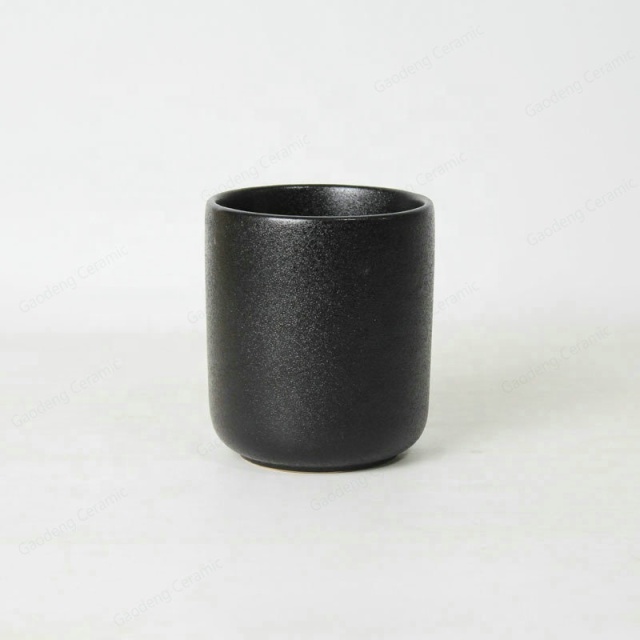 Wholesale Matte Color New Bone China Candle Holder High Quality Custom Ceramic Empty Candle Jars