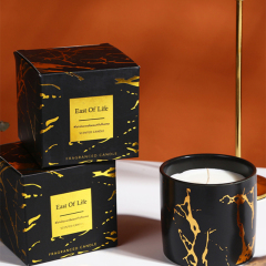 Accept Custom logo Ceramic Matte Black Empty Candle Jars Luxury