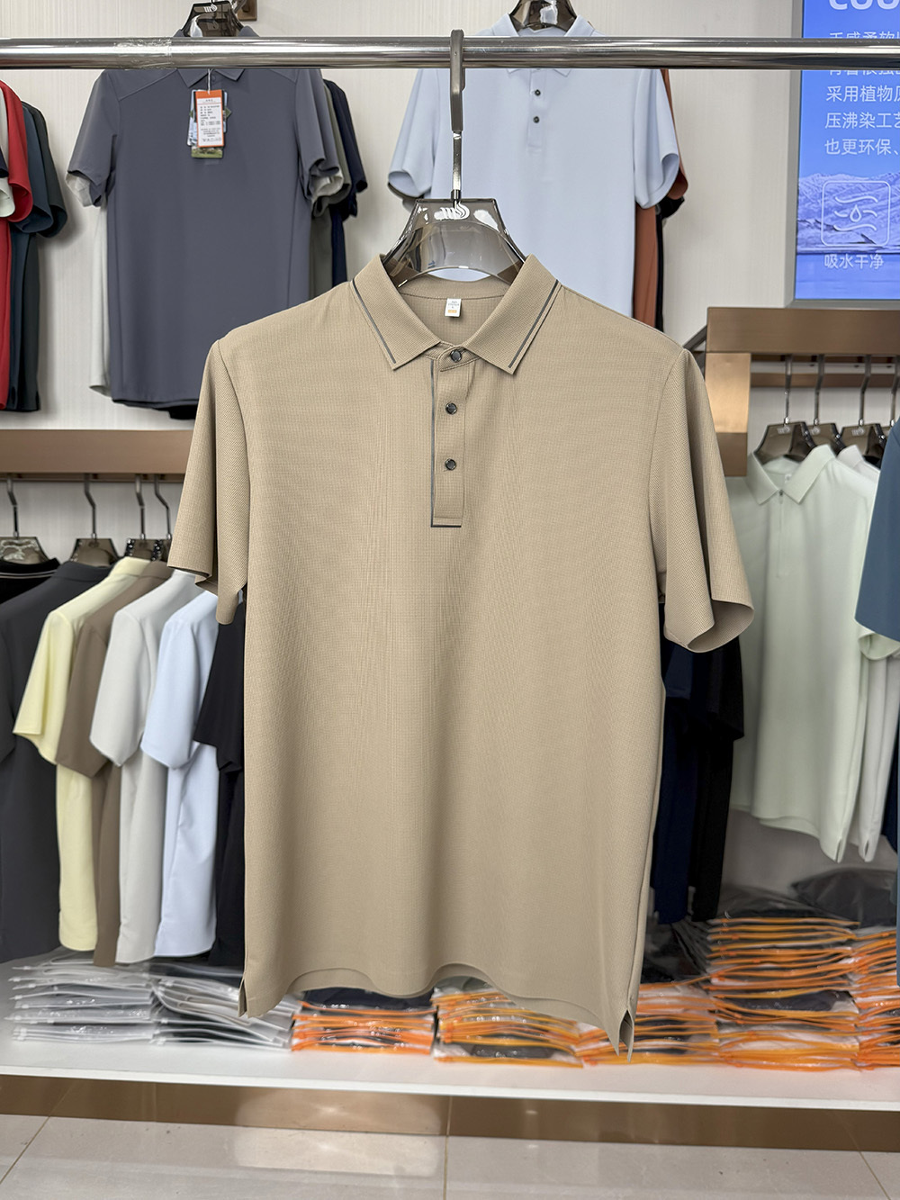 ML8202 180g weight 75% Nylon, 25% Spandex  Polo Shirt