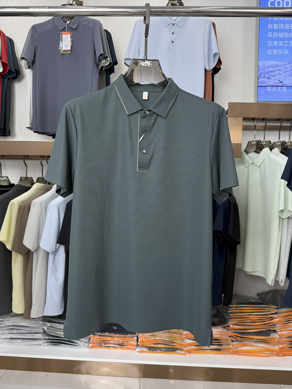 ML8202 180g weight 75% Nylon, 25% Spandex  Polo Shirt
