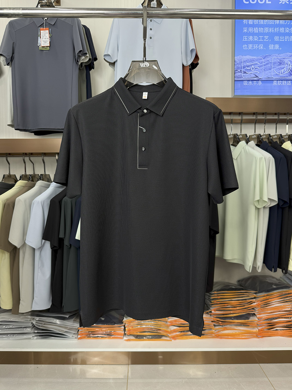 ML8202 180g weight 75% Nylon, 25% Spandex  Polo Shirt
