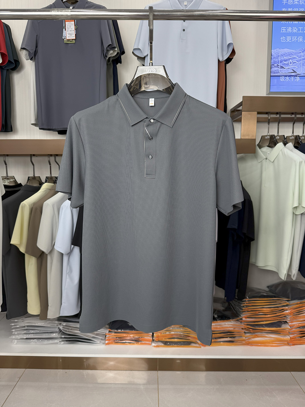 ML8202 180g weight 75% Nylon, 25% Spandex  Polo Shirt