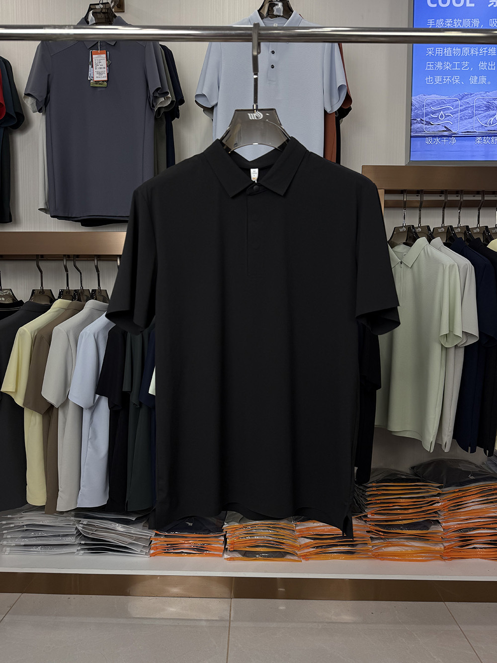 ML8506 175g weight 79.2% nylon,  20.8% spandex Polo Shirt