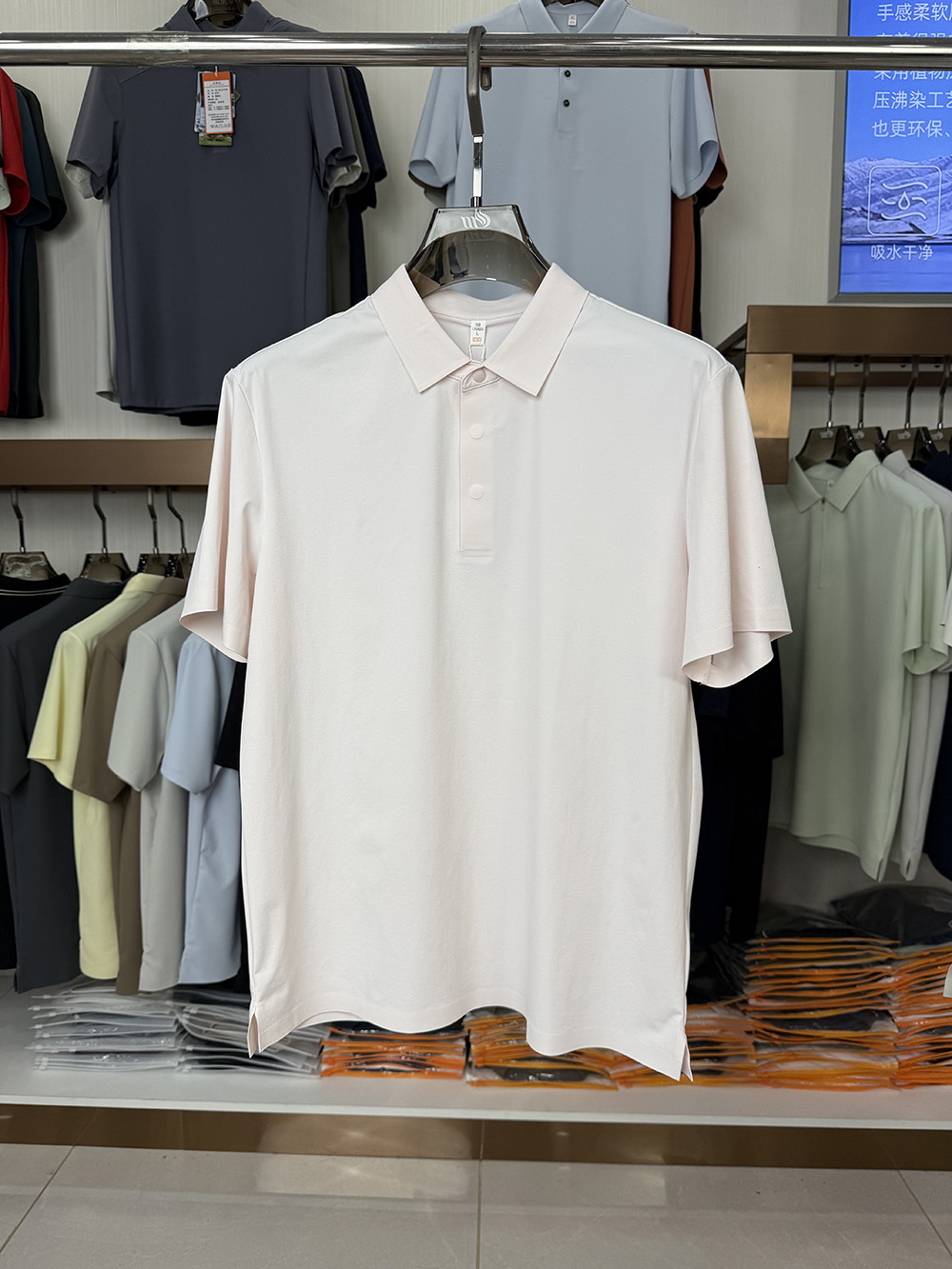 ML8506 175g weight 79.2% nylon,  20.8% spandex Polo Shirt