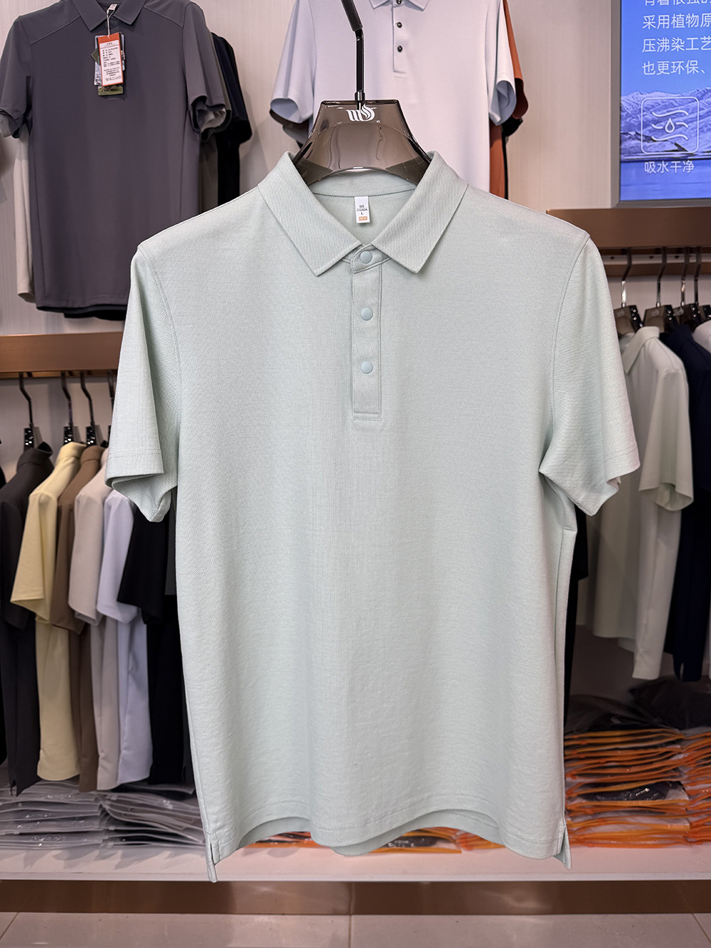 ML8803 230g weight 73.5% Cotton, 26.5% Polyester Spandex Blend Polo shirt