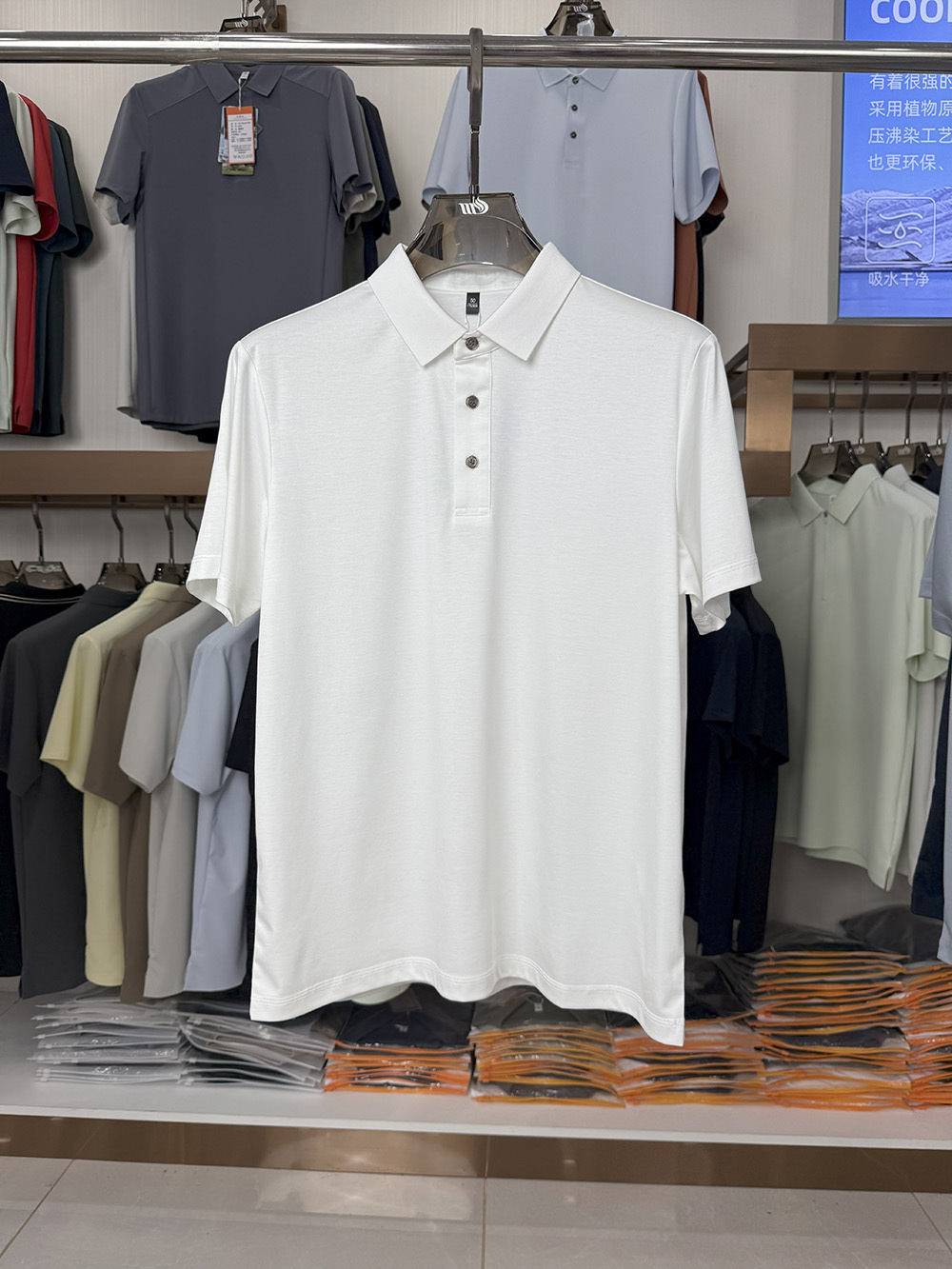 ML8901  175g weight  81.8% nylon, 18.2% spandex Polo shirt