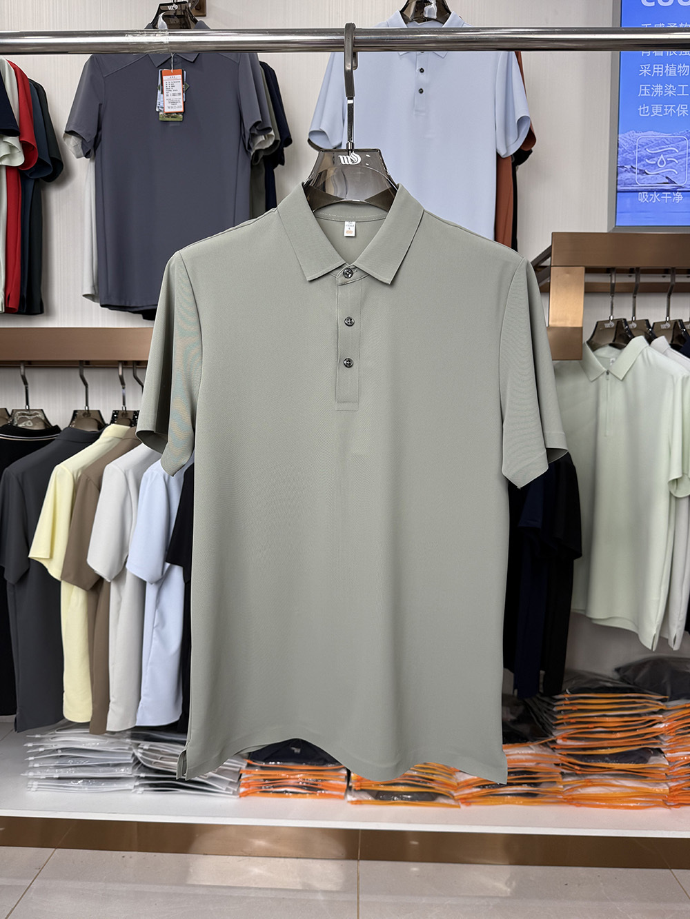ML8901  175g weight  81.8% nylon, 18.2% spandex Polo shirt