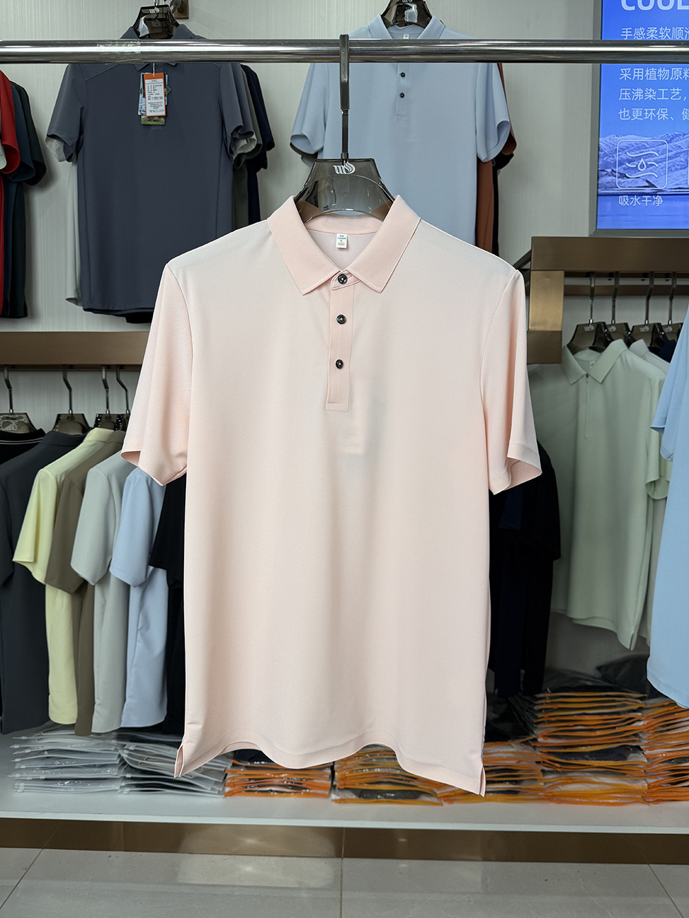 ML8901  175g weight  81.8% nylon, 18.2% spandex Polo shirt