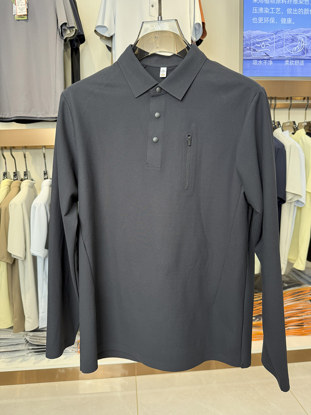 ML88013  77.9%polyester   22.1% spandex Polo shirt