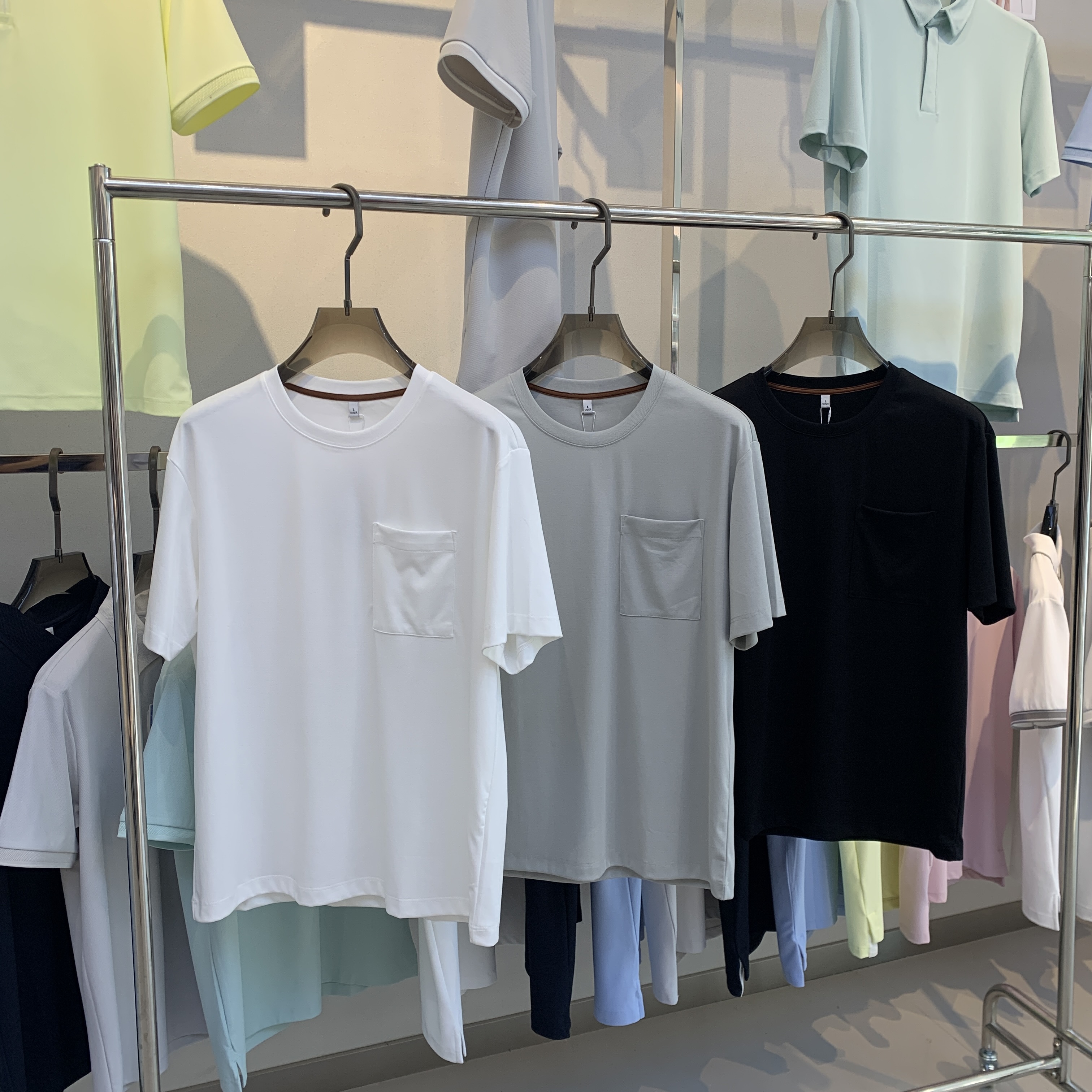 BSW6606  200g weight   75.9% cotton24.1% polyester fiber   T-shirt
