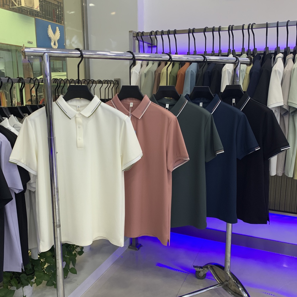 MX50326 200g weight 82.9%Nylon  17.1%Spandex  Polo shirt