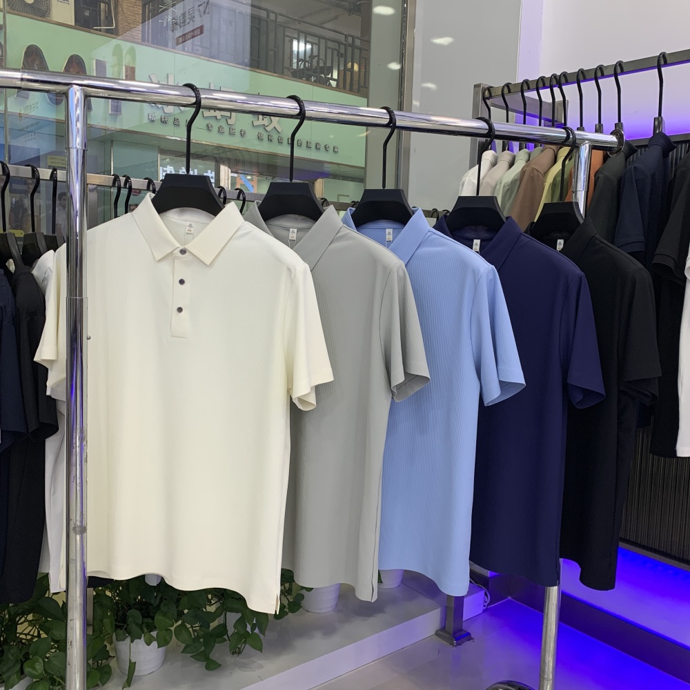MX50376 200g weight 77.4%nylon  22.6%spandex  Polo shirt