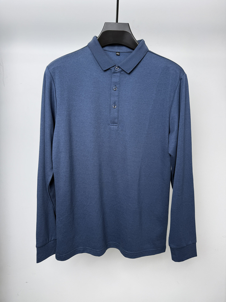 MX957 260g weight 5%mulberry silk 27.1% modal 26.2%cotton  41.7%polyester fiber  Polo shirt