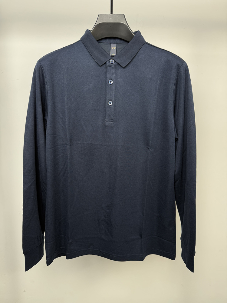 MX957 260g weight 5%mulberry silk 27.1% modal 26.2%cotton  41.7%polyester fiber  Polo shirt