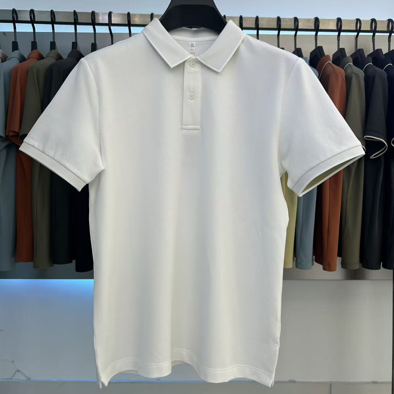 XYD7601  220g weight 79.8% Cotton  18% polyester fiber  2.2%spandex  Polo shirt