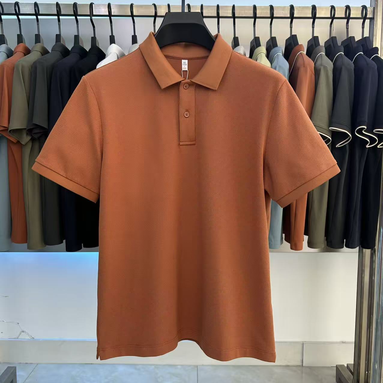 XYD7601  220g weight 79.8% Cotton  18% polyester fiber  2.2%spandex  Polo shirt