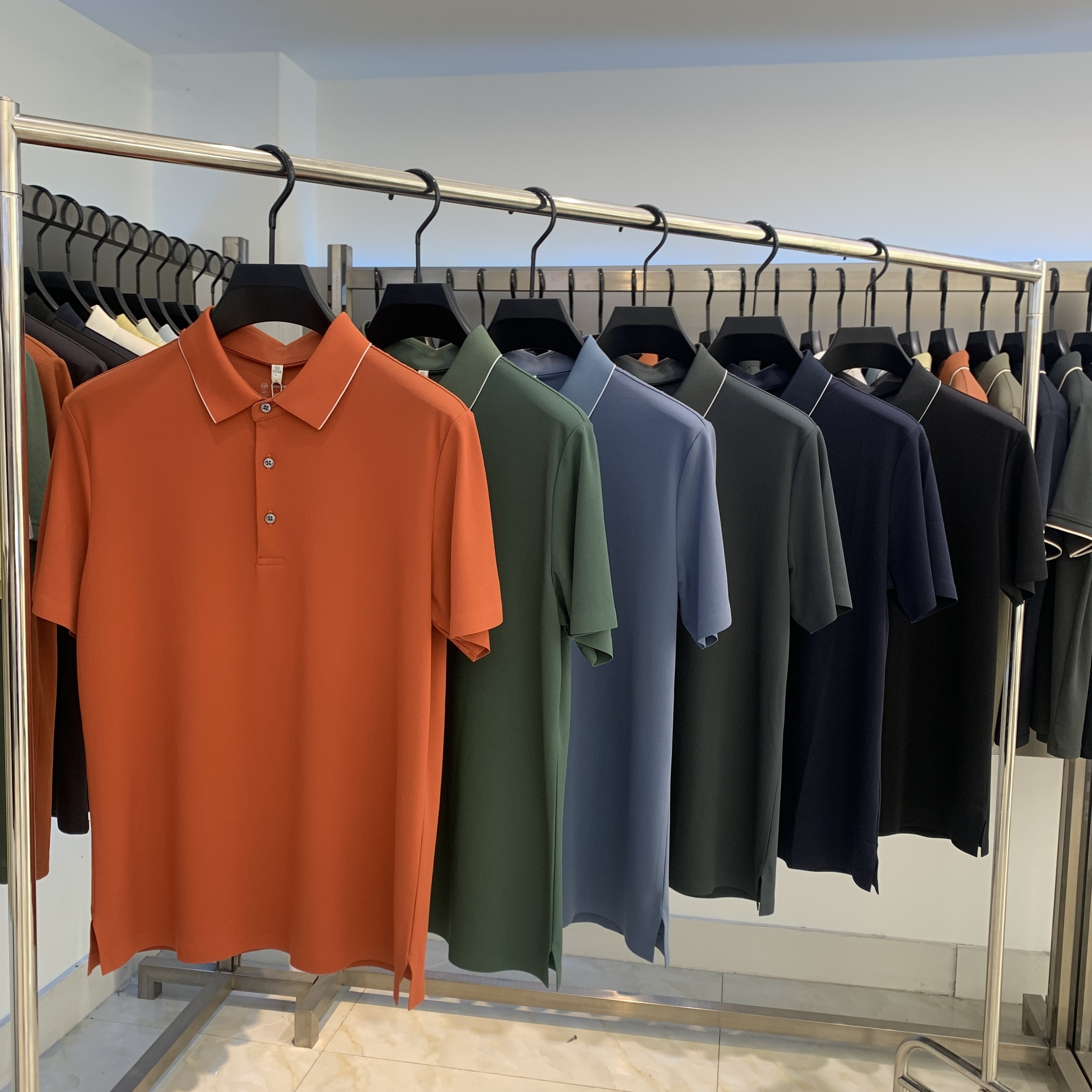 XYD6201 210g weight 49.5%modal  43.8%polyester fiber  6.7%spandex  Polo shirt