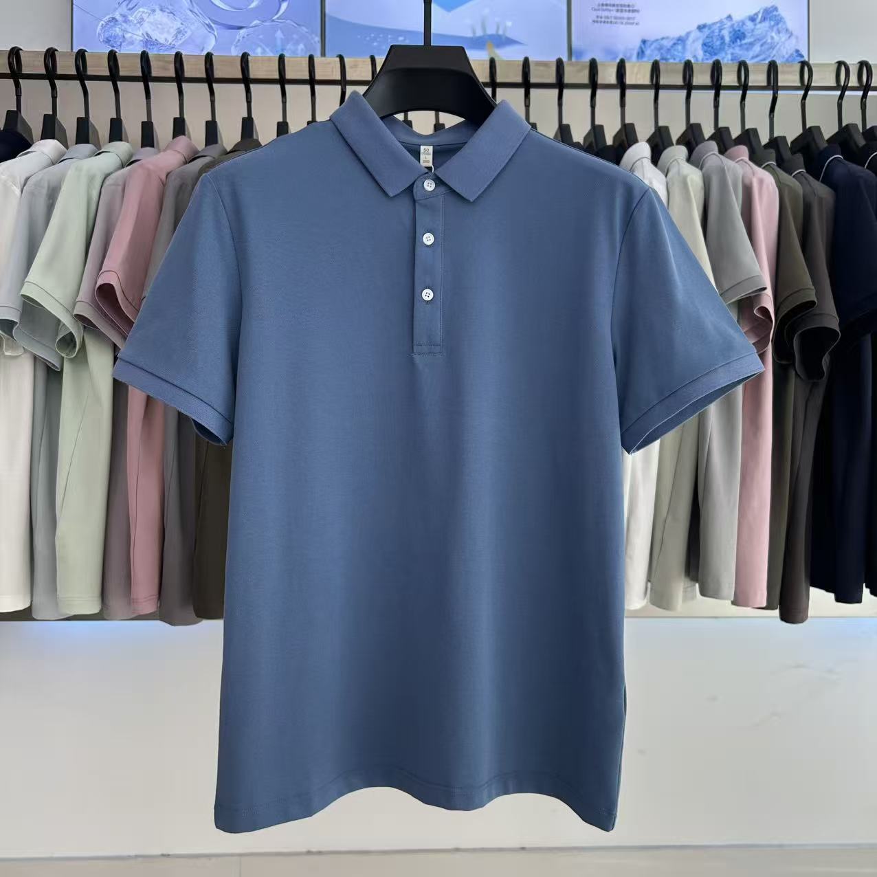 XYD3200  200g weight 70% Cotton  25% polyester fiber  5% spandex   Polo shirt