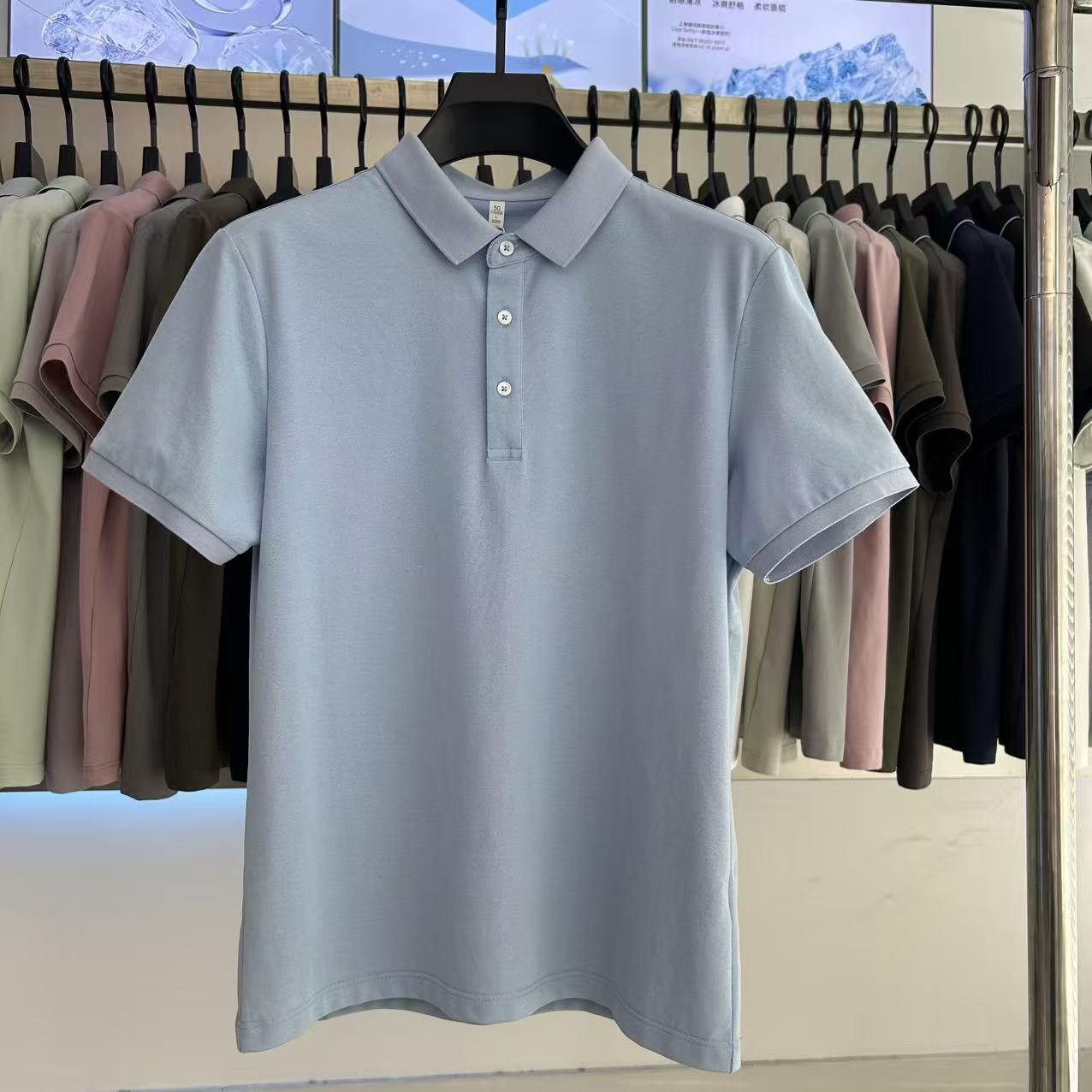 XYD3200  200g weight 70% Cotton  25% polyester fiber  5% spandex   Polo shirt