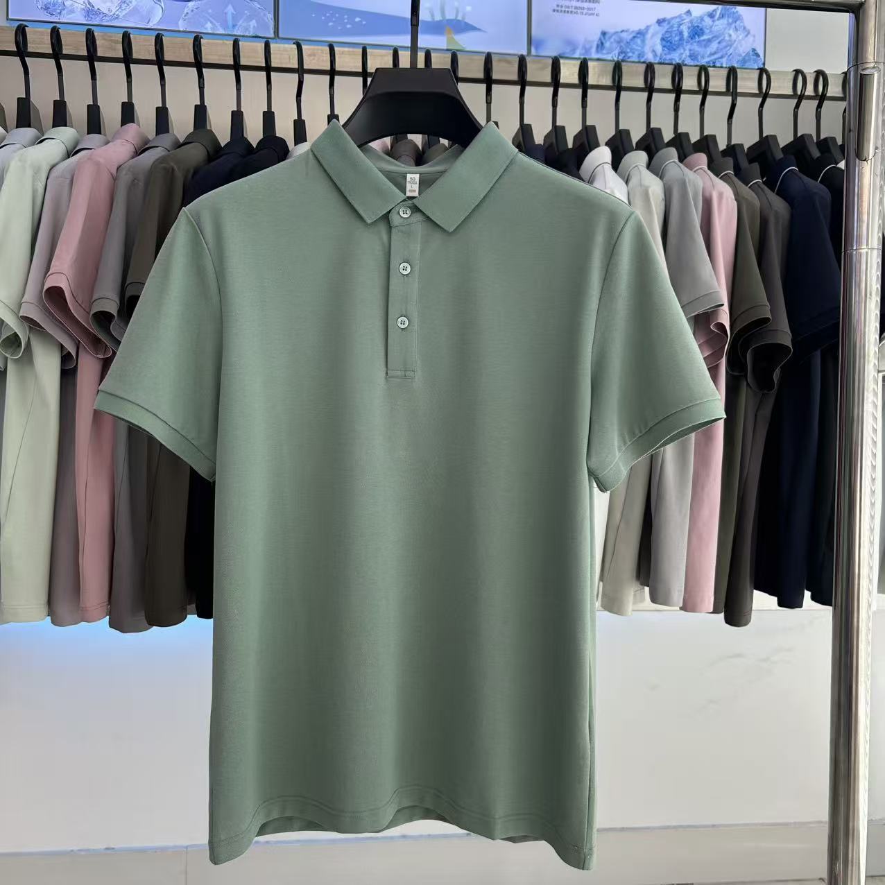 XYD3200  200g weight 70% Cotton  25% polyester fiber  5% spandex   Polo shirt