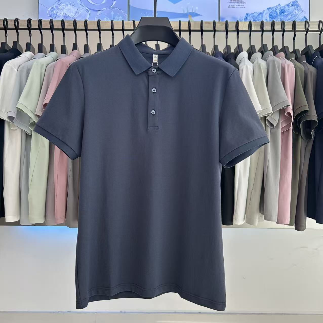 XYD3200  200g weight 70% Cotton  25% polyester fiber  5% spandex   Polo shirt