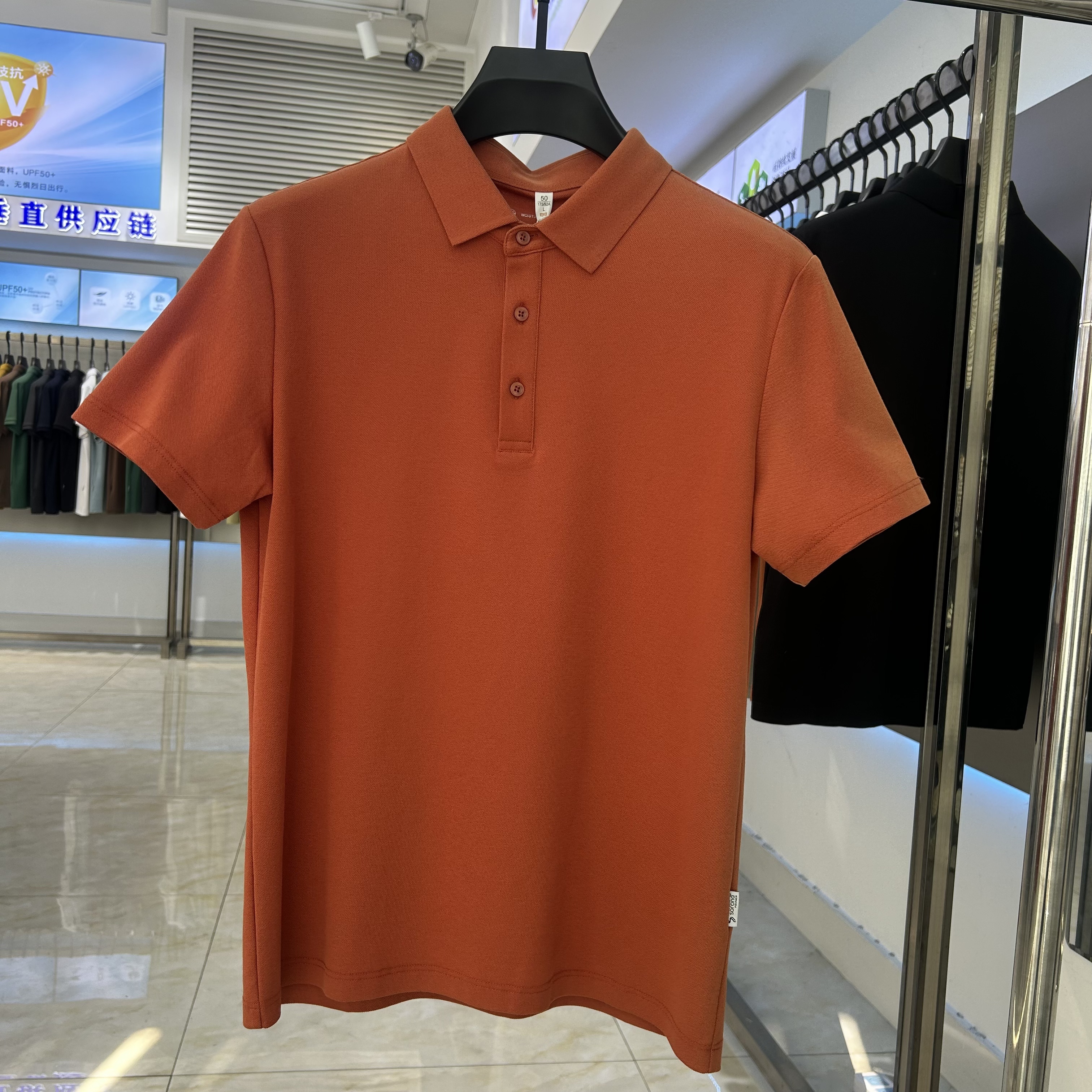XYD6100 230g weight 75%cotton  25%polyester fiber  Polo shirt（苔藓绿和石墨灰图片放不上去）