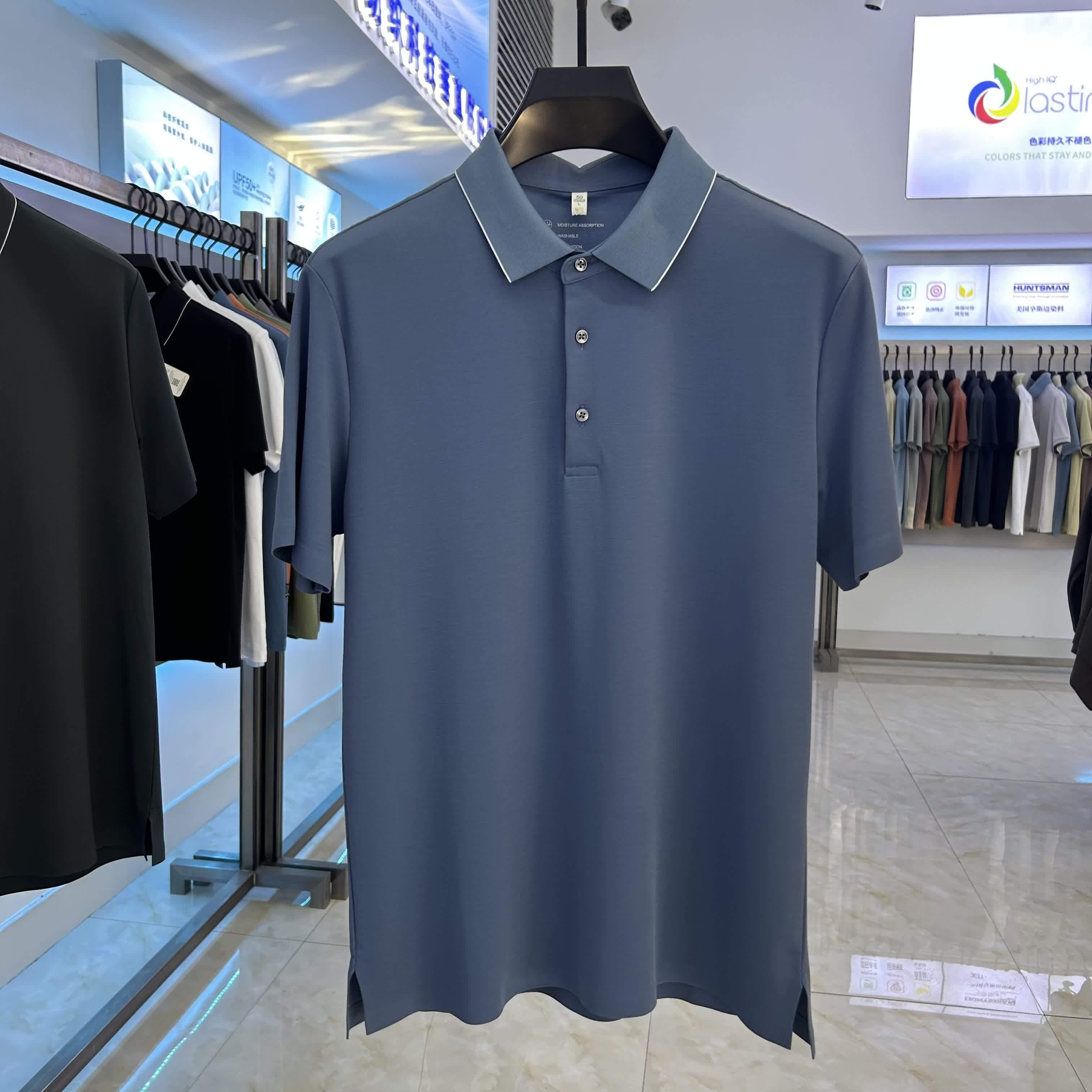 XYD6201 210g weight 49.5%modal  43.8%polyester fiber  6.7%spandex  Polo shirt