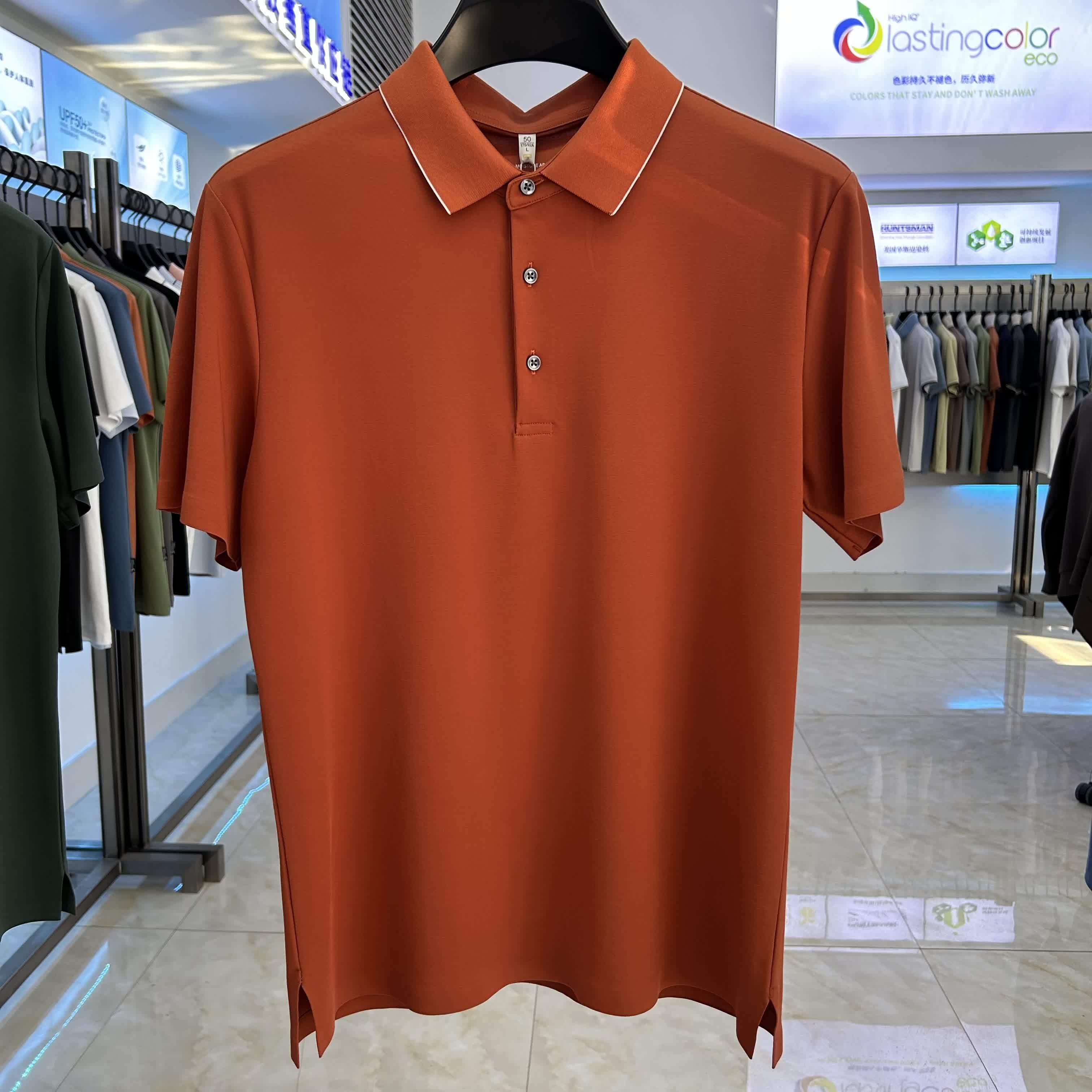XYD6201 210g weight 49.5%modal  43.8%polyester fiber  6.7%spandex  Polo shirt