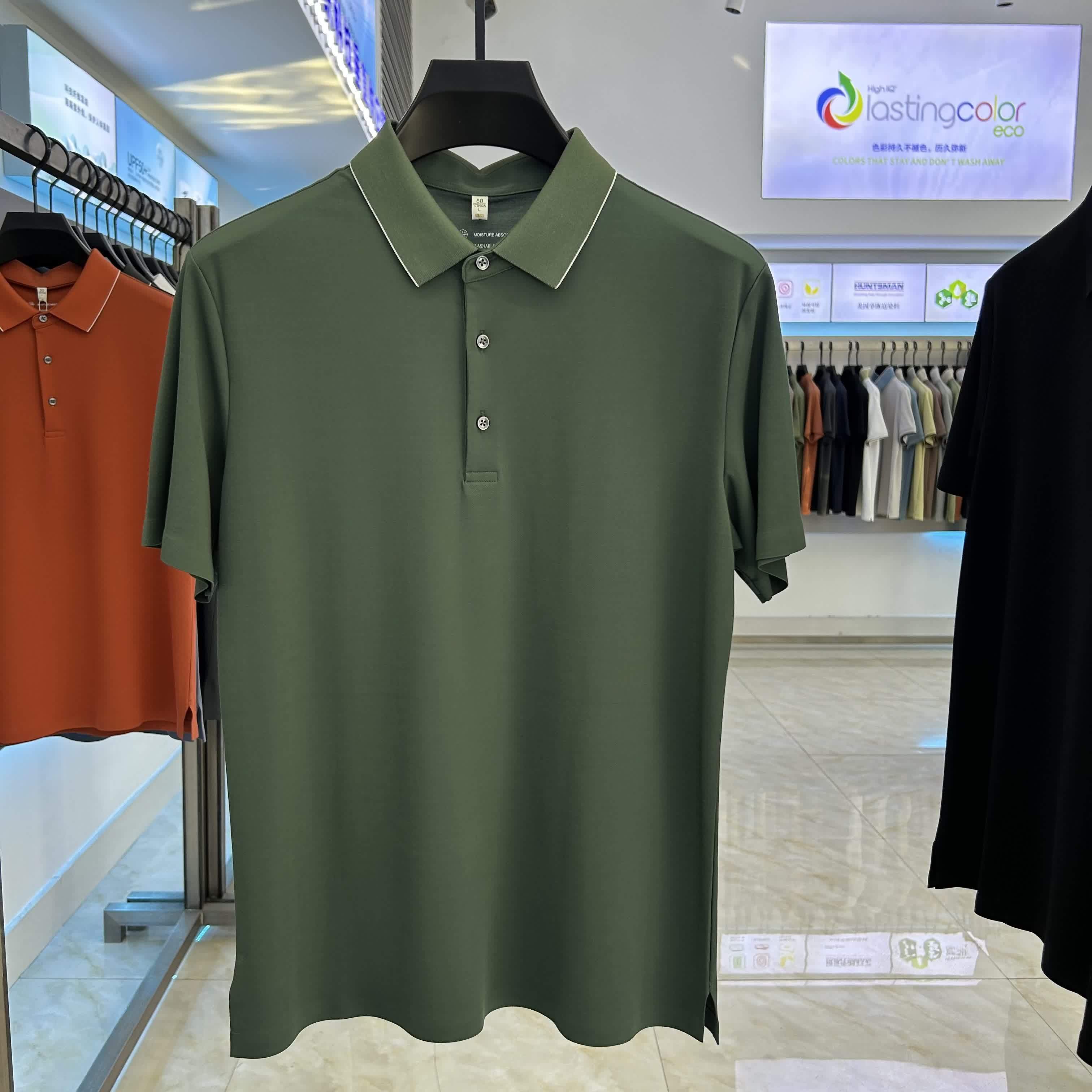 XYD6201 210g weight 49.5%modal  43.8%polyester fiber  6.7%spandex  Polo shirt