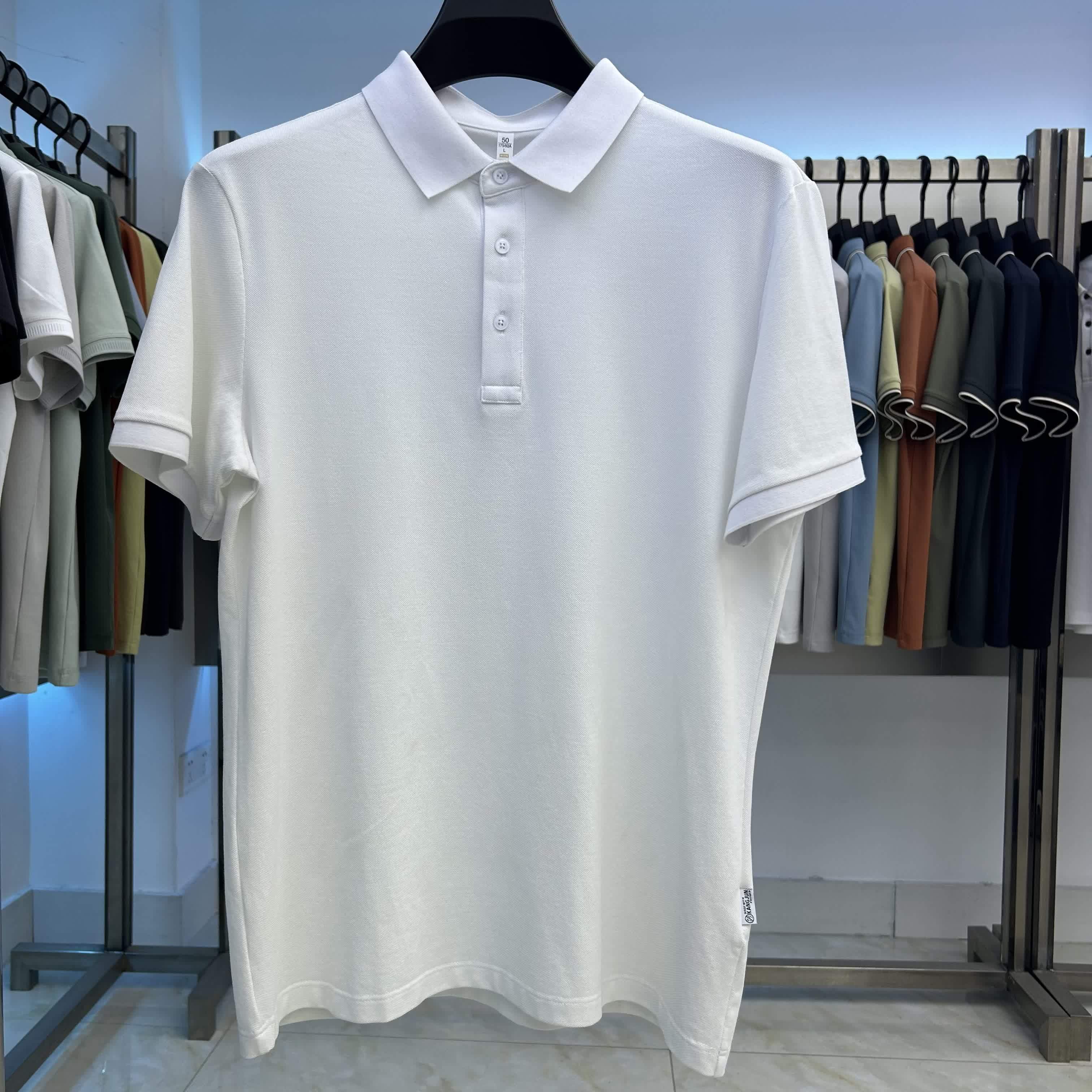 XYD6300 230g weight   97.5%Cotton  2.5%spandex  Polo shirt