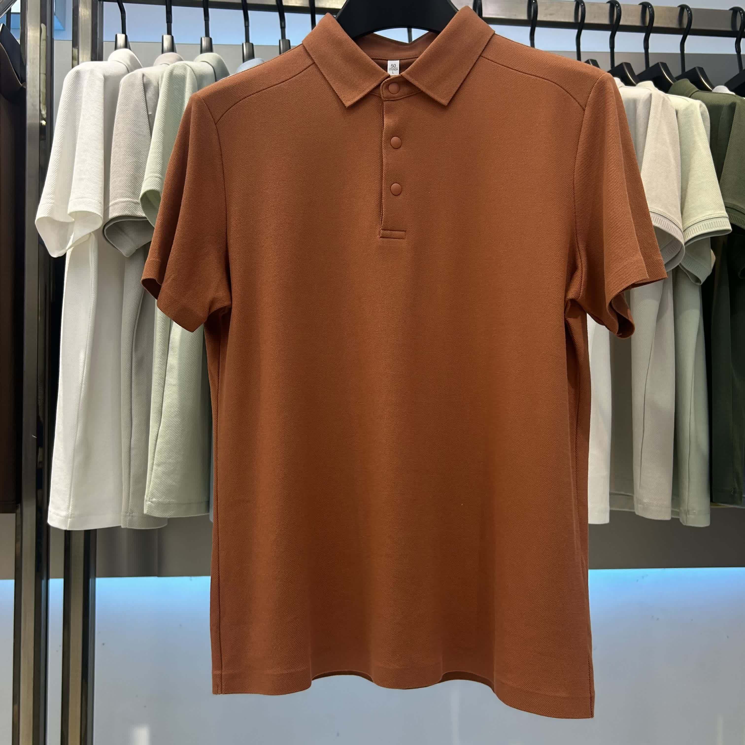 XYD7101  210g weight 57.4%Cotton  26.4%polyester fiber  16.2%lyocell  Polo shirt