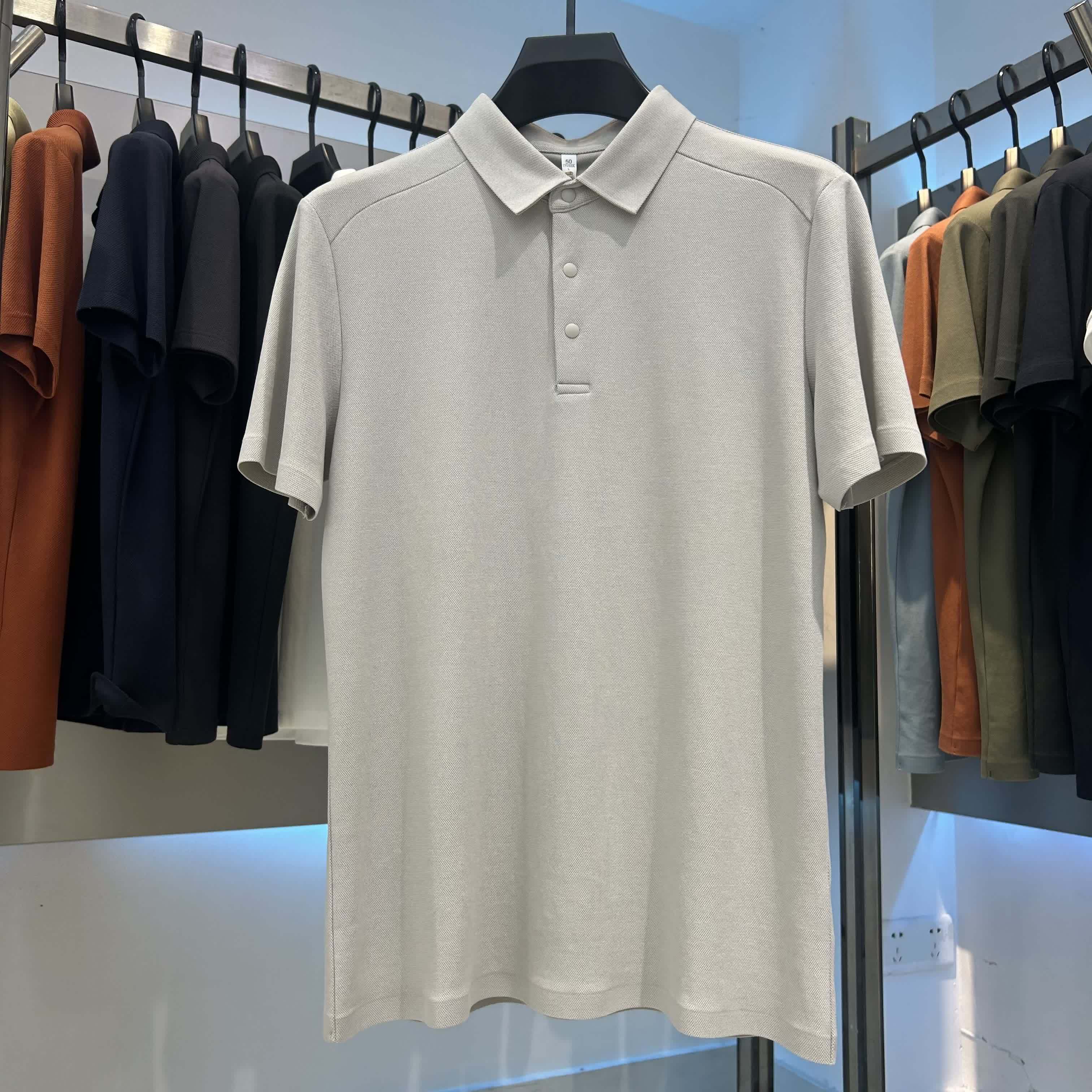 XYD7101  210g weight 57.4%Cotton  26.4%polyester fiber  16.2%lyocell  Polo shirt