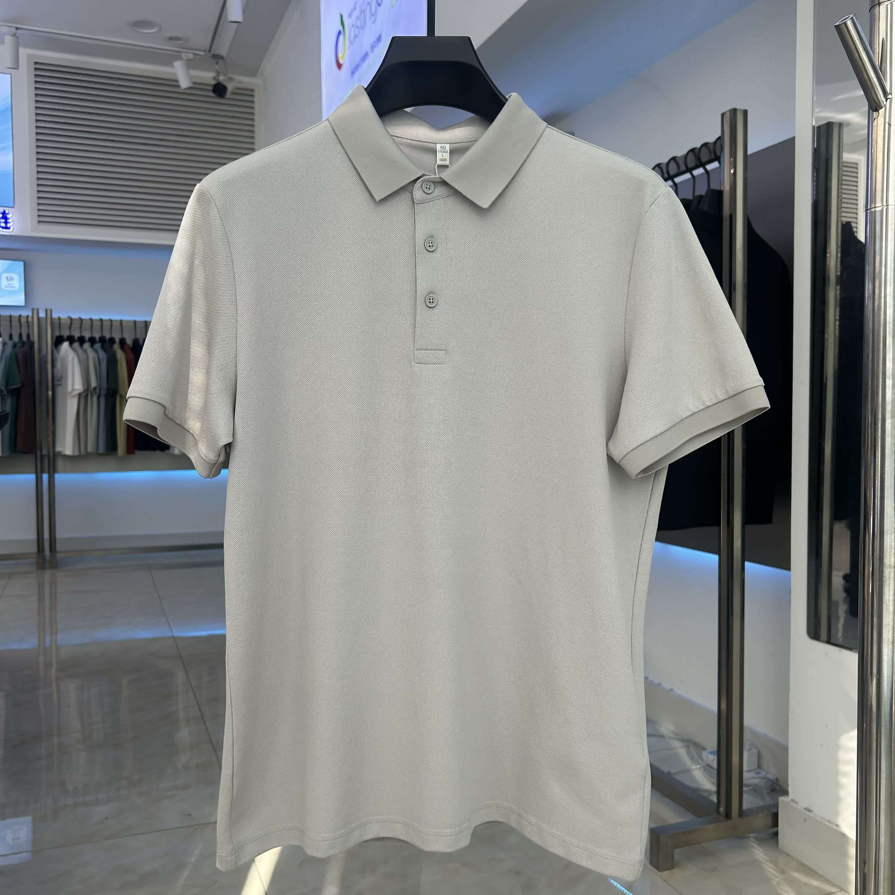 XYD7602  220g weight 79.8% Cotton  18% polyester fiber  2.2%spandex  Polo shirt