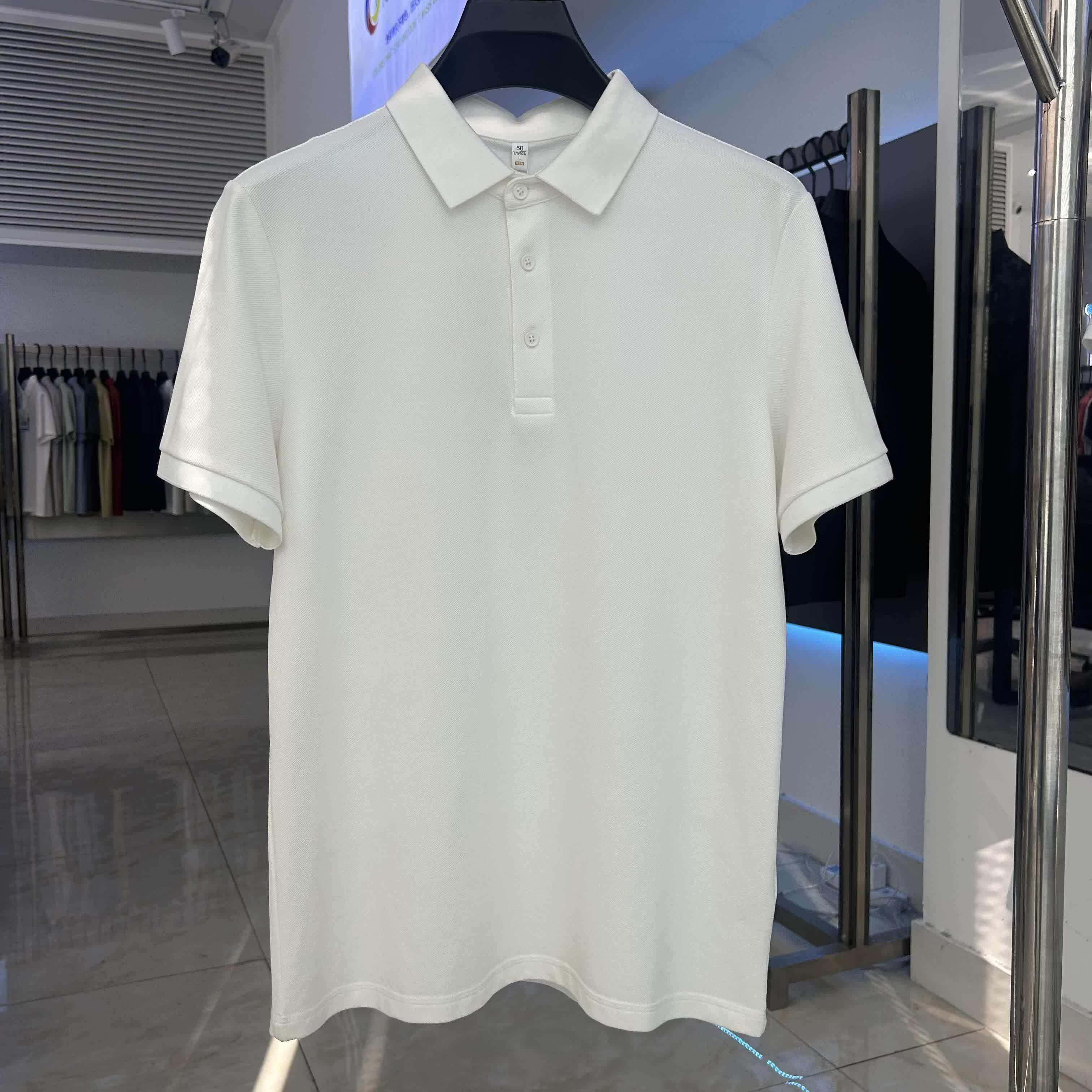 XYD7602  220g weight 79.8% Cotton  18% polyester fiber  2.2%spandex  Polo shirt