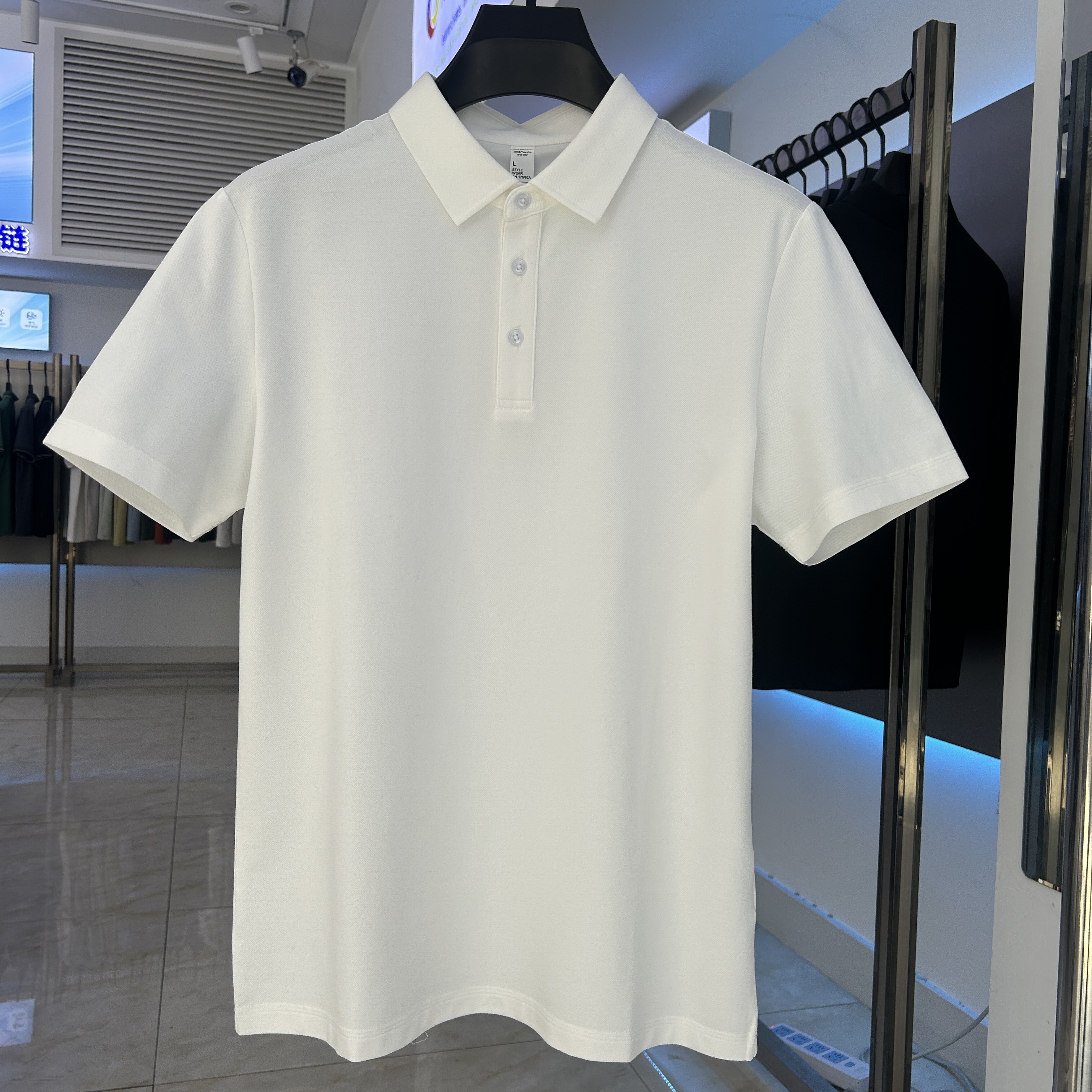 XYD5300 210g weight 44.2% cotton  29.8% polyester fiber  17% modal  9%spandex  Polo shirt