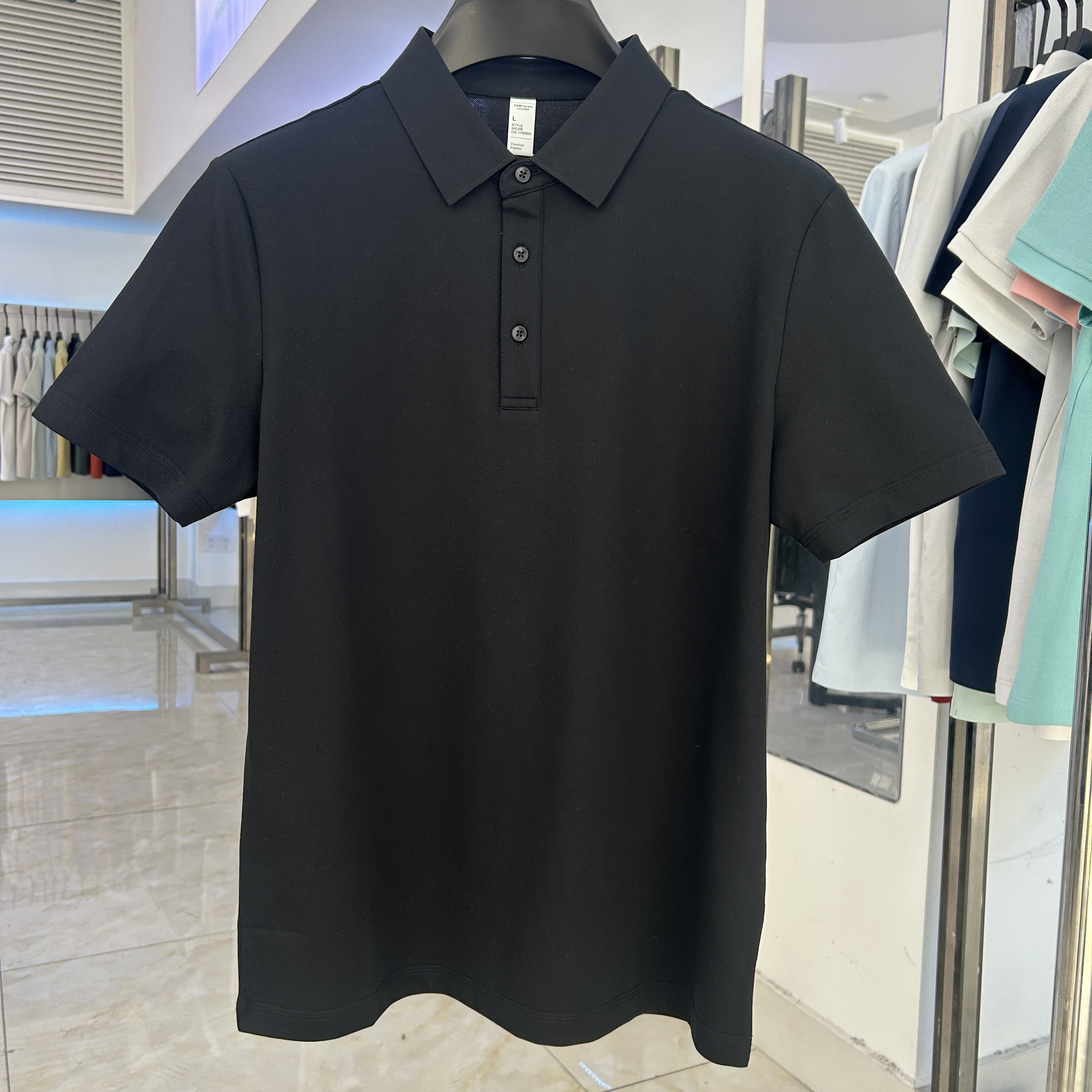 XYD5300 210g weight 44.2% cotton  29.8% polyester fiber  17% modal  9%spandex  Polo shirt