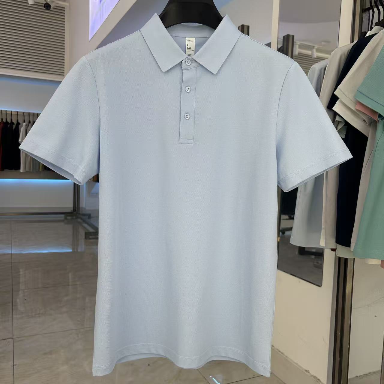 XYD5300 210g weight 44.2% cotton  29.8% polyester fiber  17% modal  9%spandex  Polo shirt