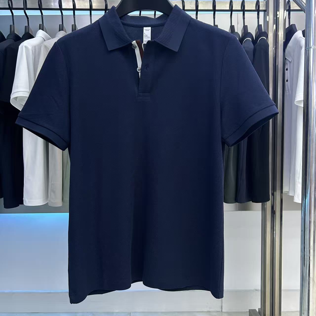 XYD5401 220g weight 66.9%cotton  28.4%Polyester fiber  2.4%Linen  2.3%Mulberry silk  Polo shirt