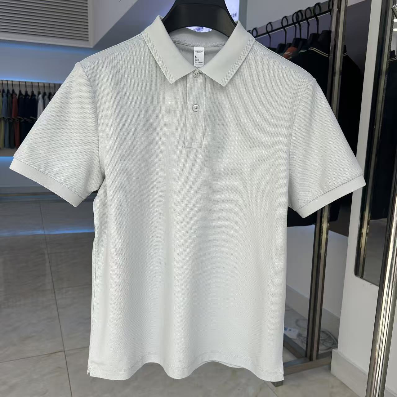 XYD5500 220g weight 92.1%cotton  7.9%modal  Polo shirt