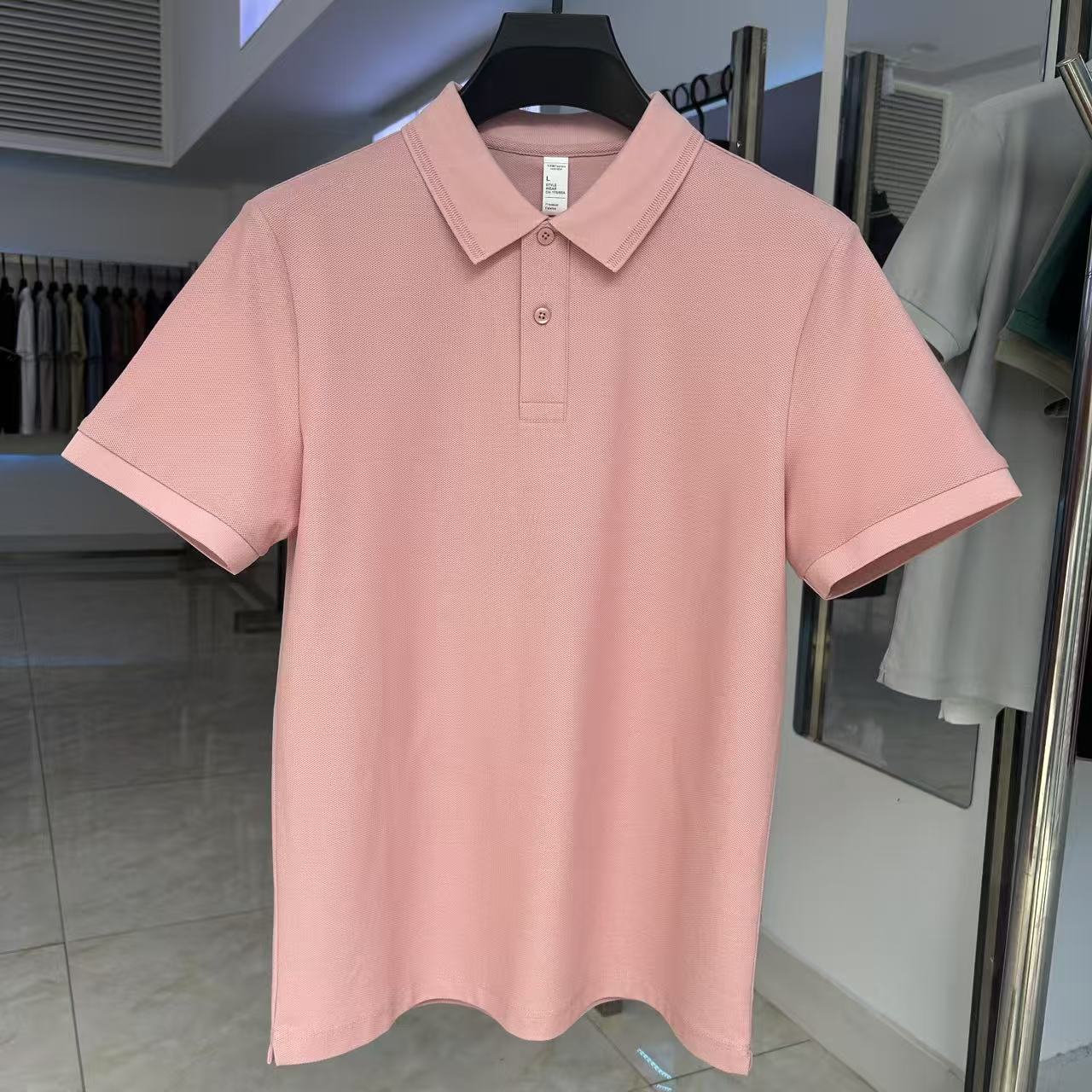 XYD5500 220g weight 92.1%cotton  7.9%modal  Polo shirt