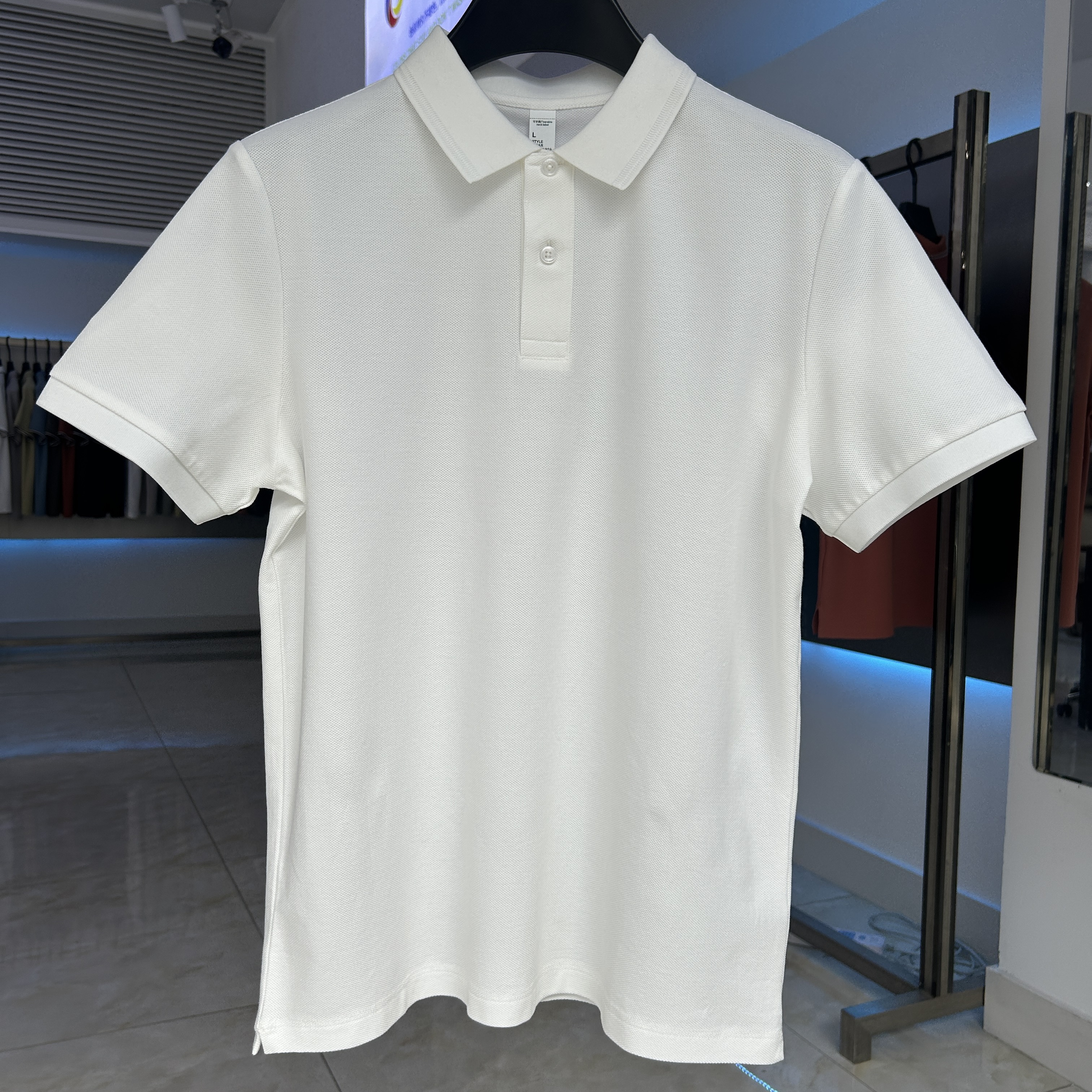 XYD5500 220g weight 92.1%cotton  7.9%modal  Polo shirt