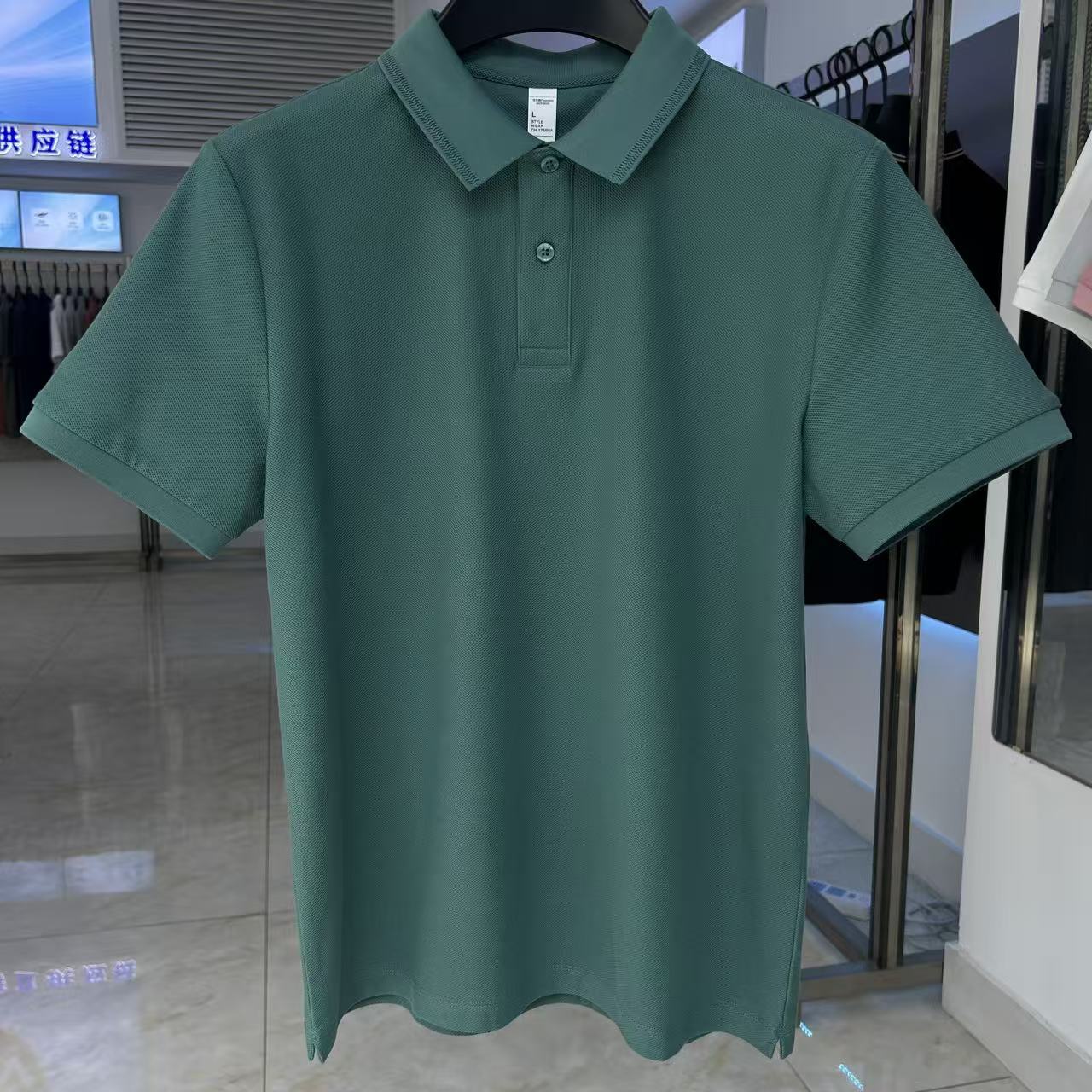 XYD5500 220g weight 92.1%cotton  7.9%modal  Polo shirt